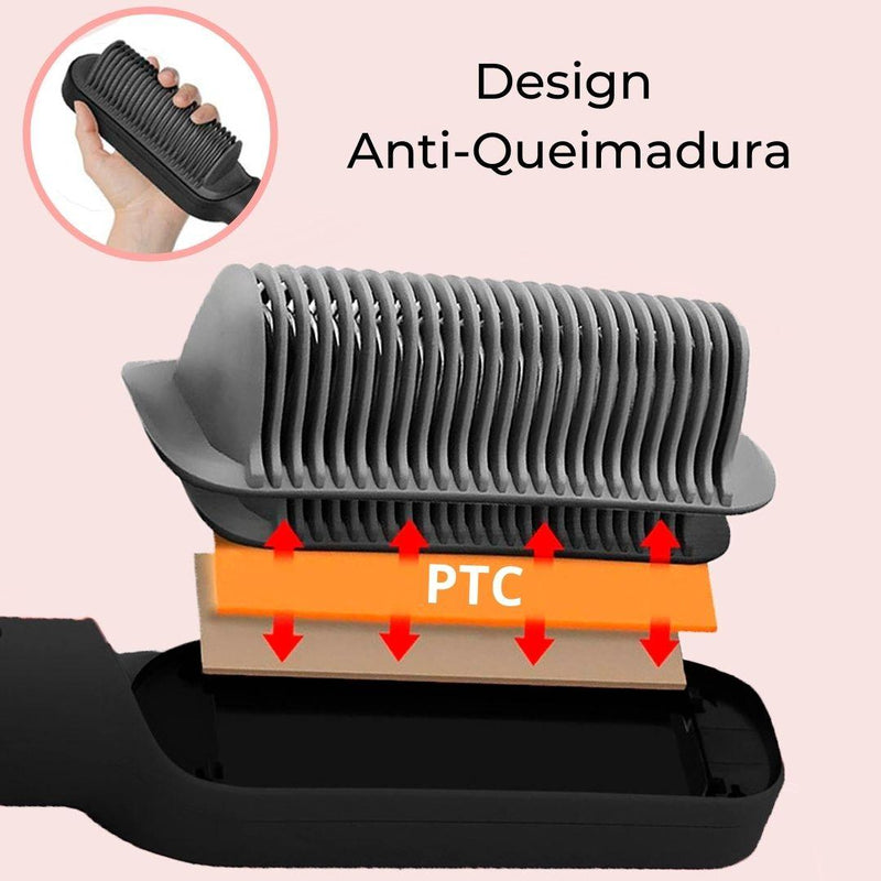 Escova Alisadora 5 em 1 - Pretty Woman - Ninho Coruja