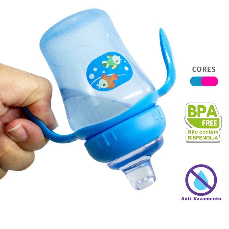 Copo Para Bebê Bico Silicone Anti-Vazamento - Ninho Coruja