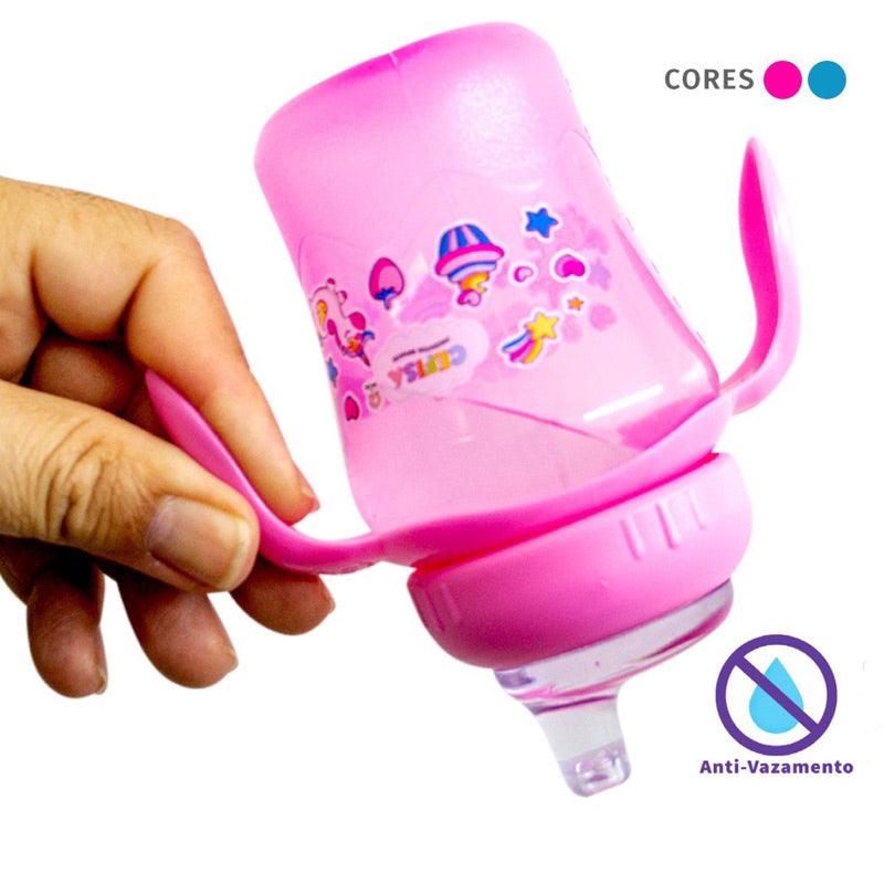 Copo Para Bebê Bico Silicone Anti-Vazamento - Ninho Coruja