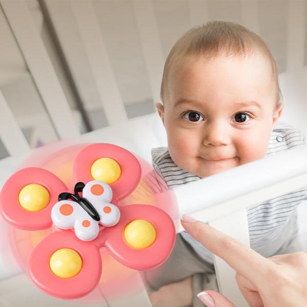 Spinner baby - Chocalho Giratório com Ventosa - Compre 2 Leve 3