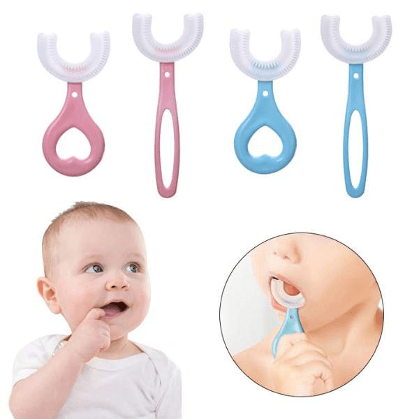 Escova de Dentes Infantil 360 º - Compre 1 Leve 2 - Ninho Coruja