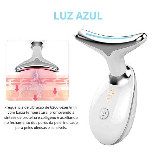 Massageador Facial com 3 LEDs Anti-Rugas FirmUp da VIVA! - Ninho Coruja