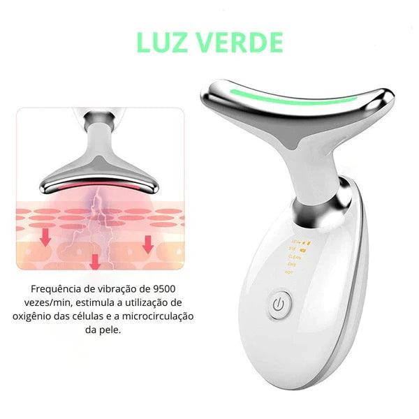 Massageador Facial com 3 LEDs Anti-Rugas FirmUp da VIVA! - Ninho Coruja