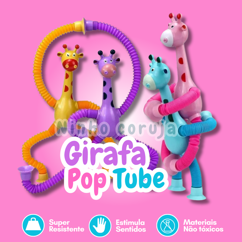 Girafa Pop Tube Estica e Gruda com Ventosa - Compre 2 Leve 4 + Frete Grátis🔥